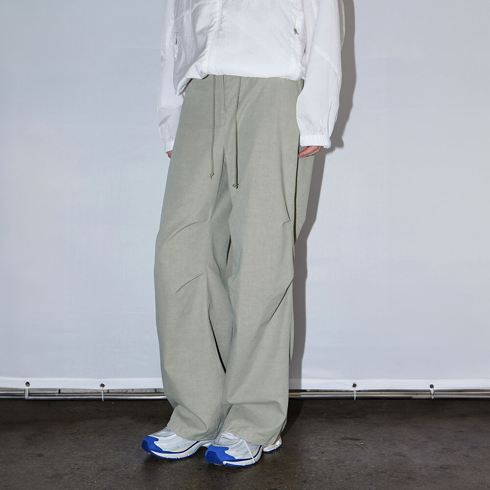 RR LOGO STITCH HEAVYWEIGHT PANTS (YELLOWISH GREEN) - 감도