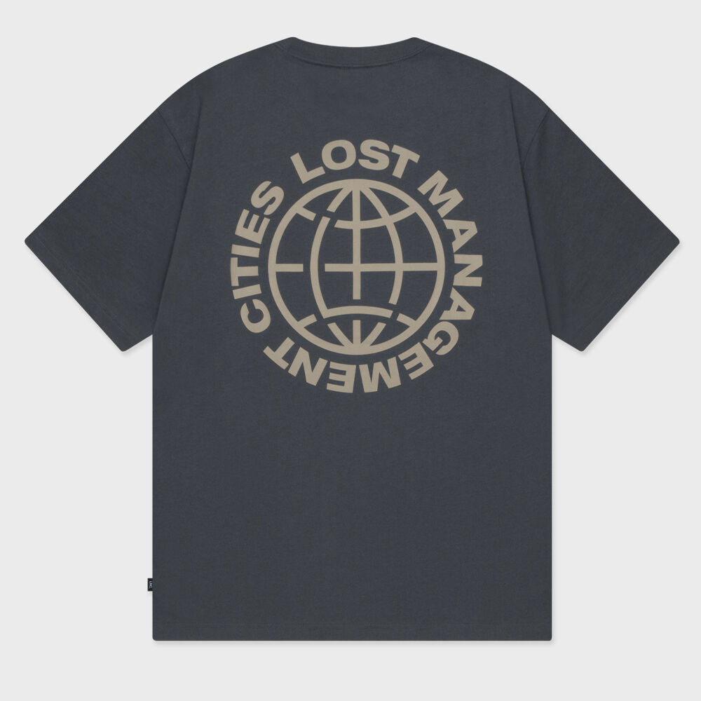 ★LMC★ SIGNATURE GLOBE TEE light heather gray SIGNATURE GLOBE TEE light heather gray - LMC | 엘엠씨