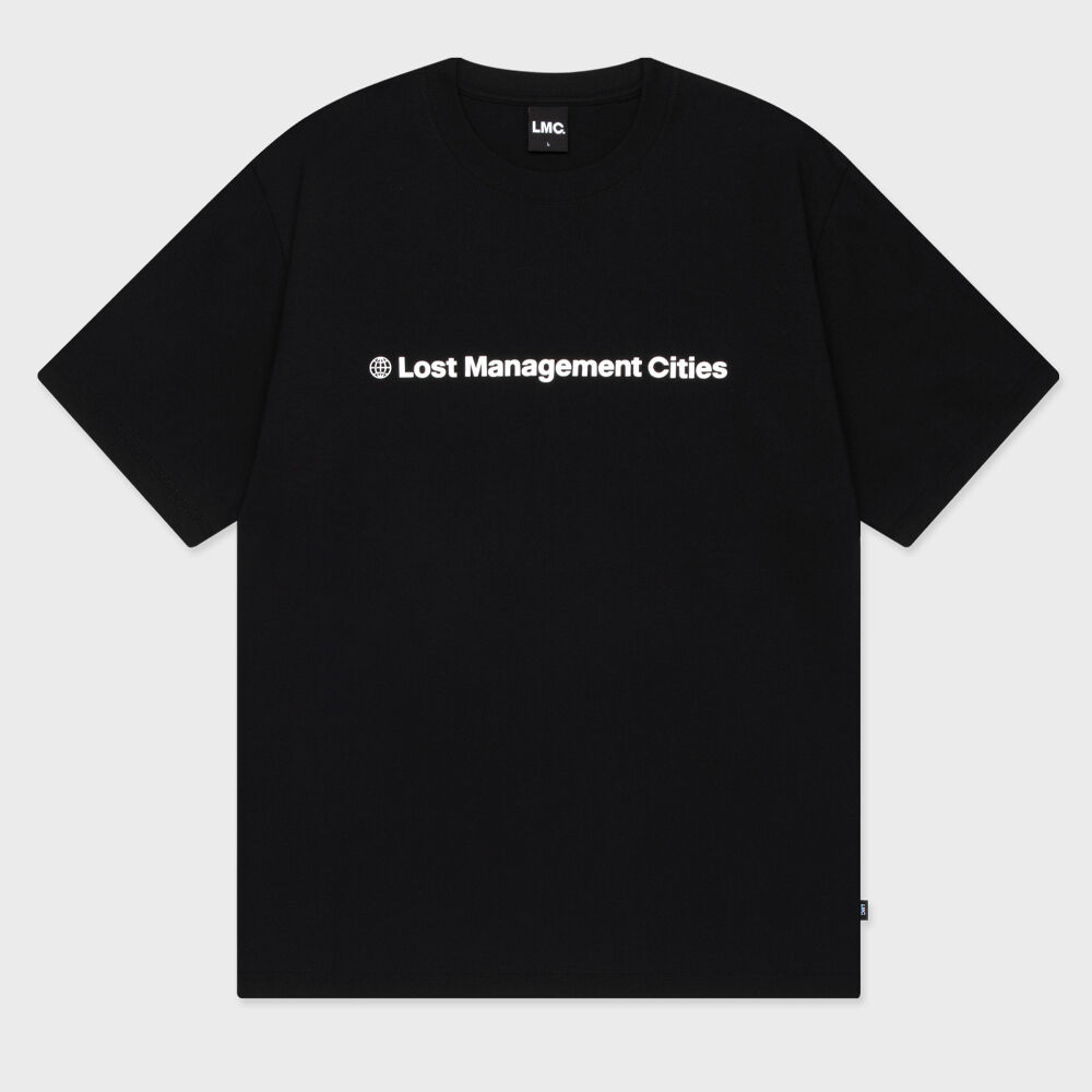 ★LMC★ SIGNATURE GLOBE TEE charcoal LMC