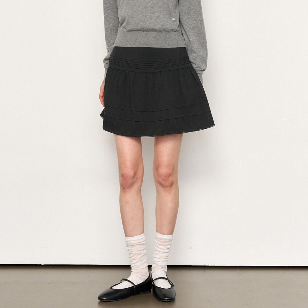 Sculptor X Fantasia] Tail Skirt Hazy Pink - 감도 깊은 취향