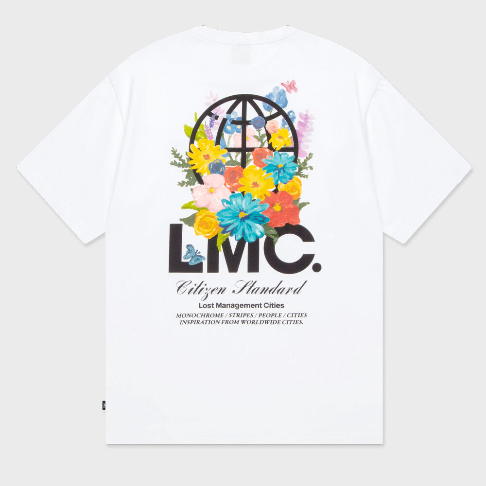 Tシャツ・カットソー LMC FLOWER GARDEN TEE lime 0LM45STS209LME 7/22 예약발송] FLOWER GARDEN TEE lime - LMC | 엘엠씨
