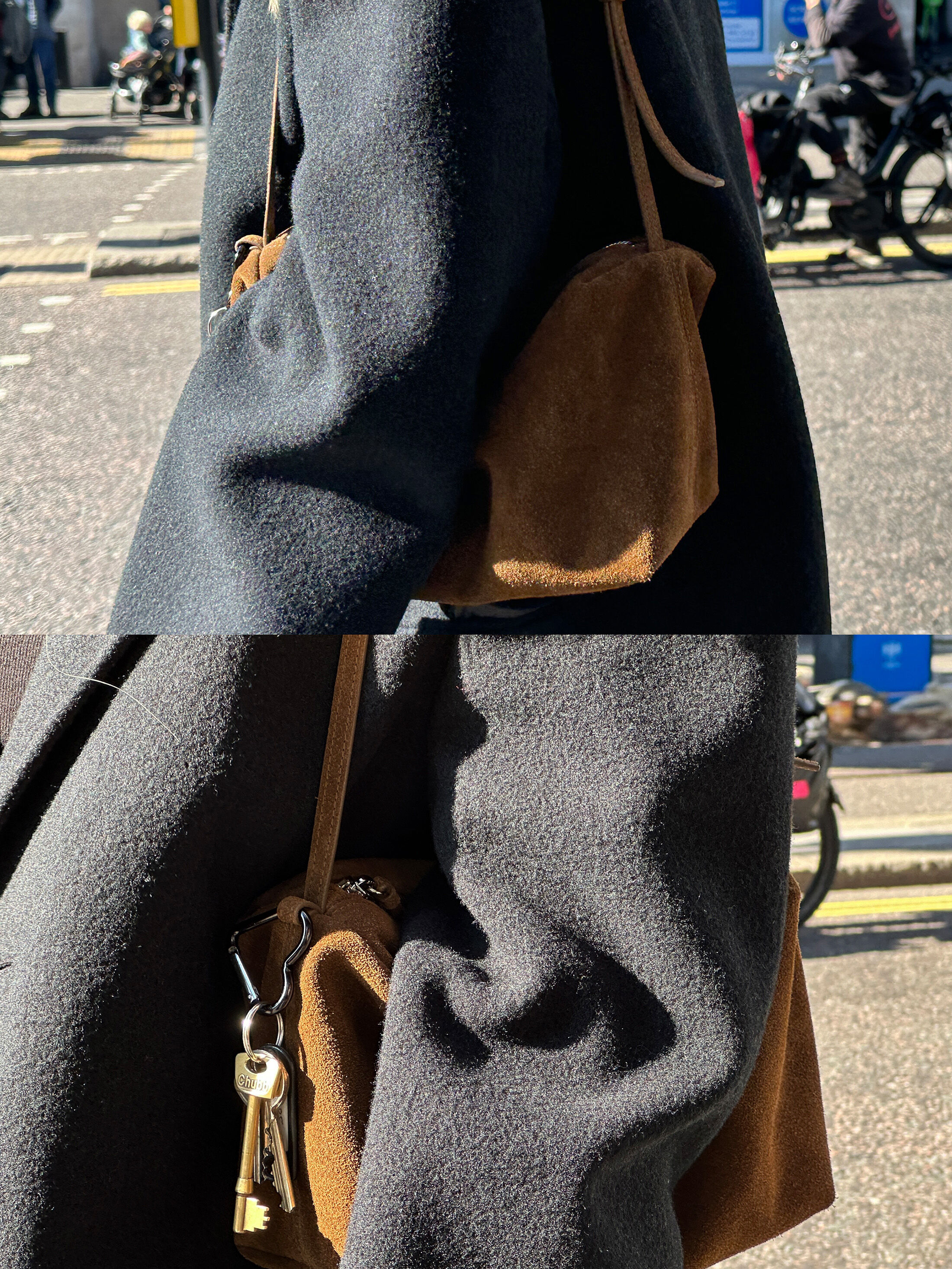 ◆LOW CLASSIC◆ SUEDE CARAMEL BOX BAG_BROWN_LC257BA06BR MUSINSA公式 | LOW CLASSIC SUEDE CARAMEL BOX