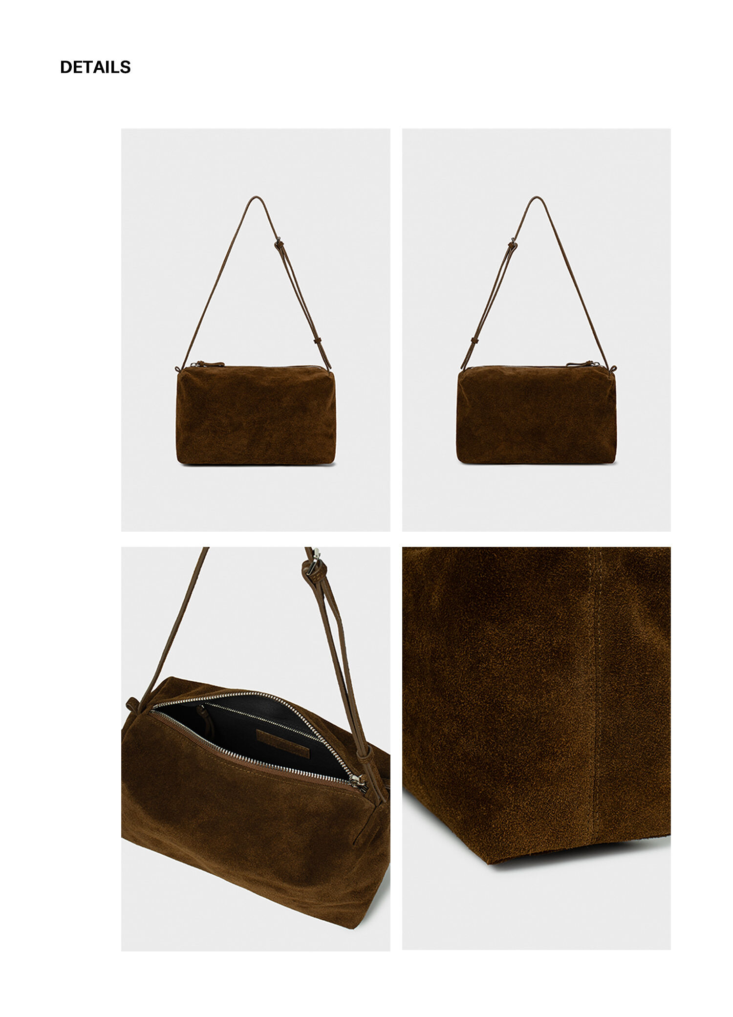 SUEDE CARAMEL BOX BAG_BROWN_LC257BA06BR - 감도 깊은 취향