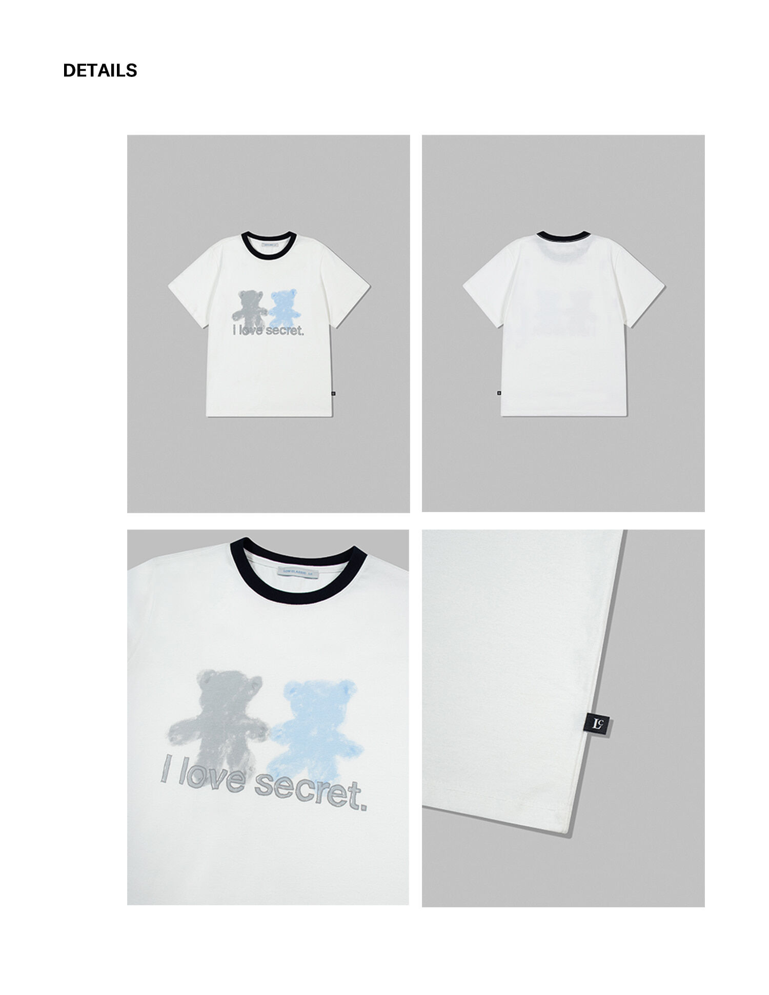LOVE SECRET T-SHIRT_OFF WHITE_LC251TS20OW - 감도 깊은 취향