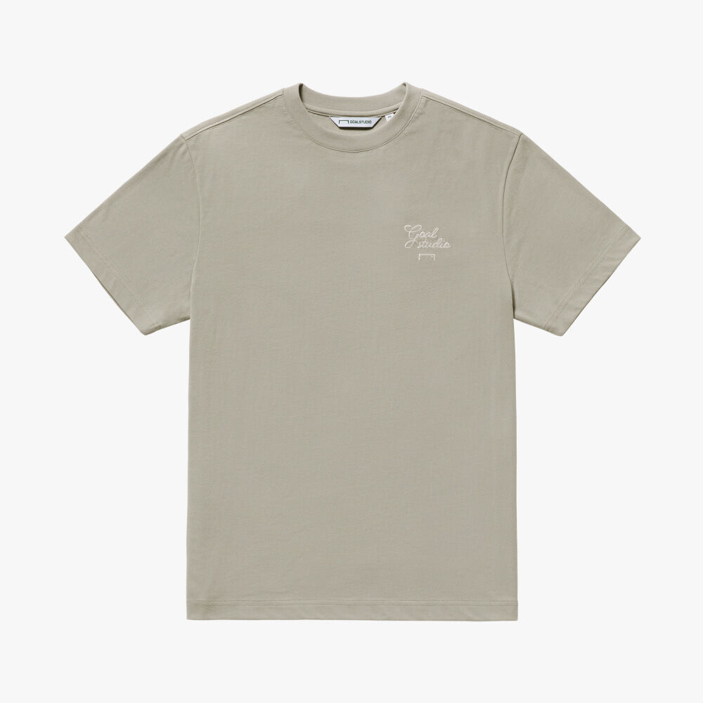 AIR MESH GRAFFITI LOGO POCKET TEE-ORANGE - 감도 깊은 취향
