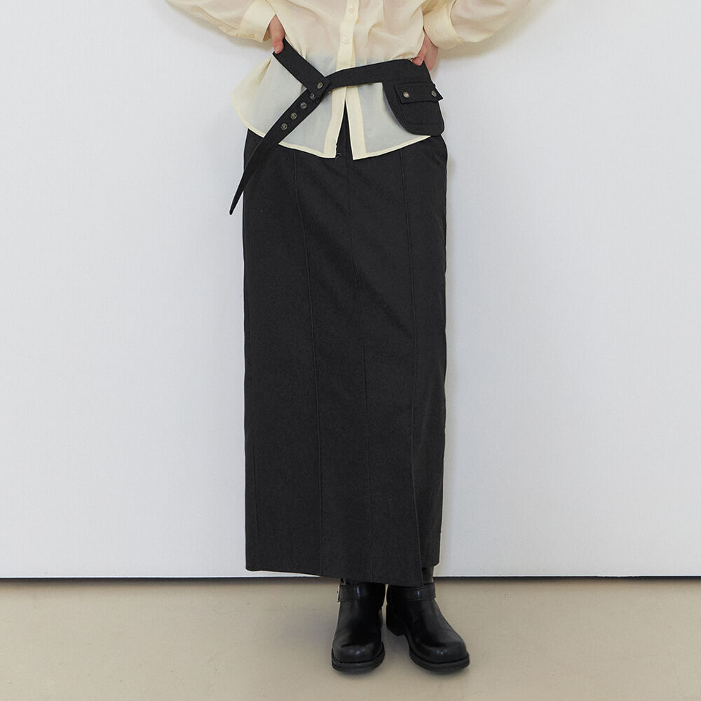 Haze Sheer Wrap Skirt_Black - 감도 깊은 취향 셀렉트샵 29CM