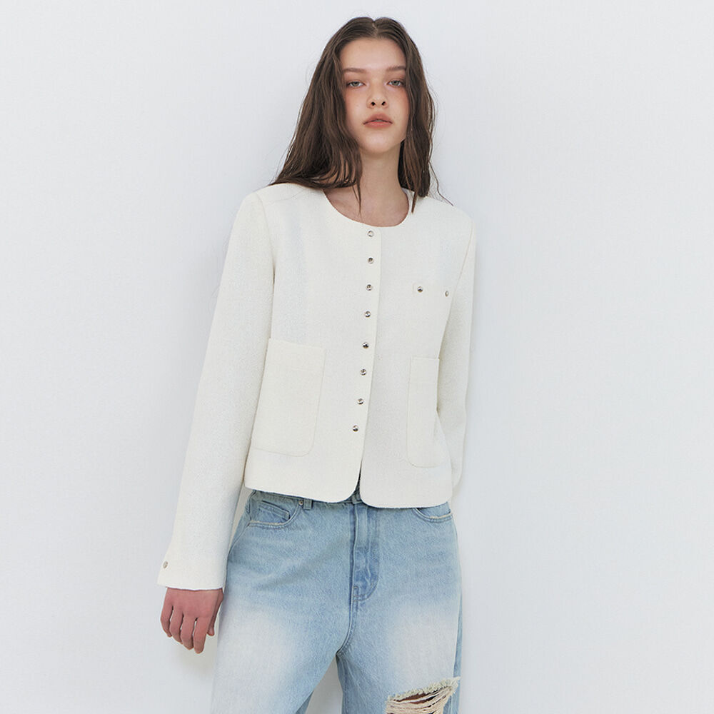 ★on&on★ Mac Collar Crop Jacket NEW4SJ254_03 Mac Collar Crop Jacket NEW4SJ254_03 - 감도 깊은 취향 셀렉트