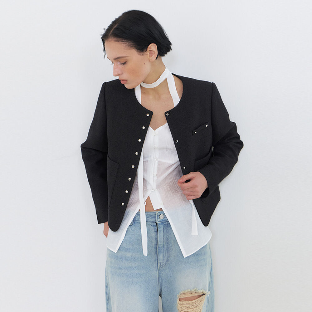 ジャケット on&on Color Scheme Collarless Jacket NEW4SJ210_10 Color Scheme Collarless Jacket NEW4SJ210_10 - 감도 깊은 취향