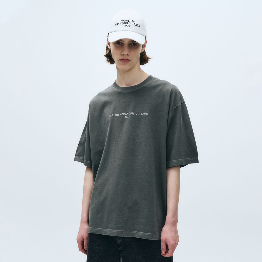 関税/送料込み LETTERING LOGO PIGMENT OVERSIZED TEE LETTERING LOGO S/S TEE（Tシャツ/カットソー）｜XLARGE