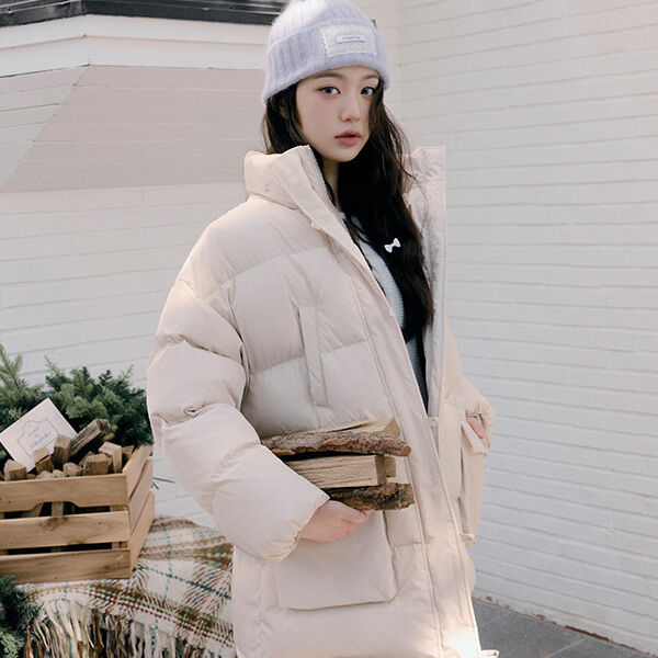 ★PARTIMENTO★ 3M Thinsulate Wide Shawl Collar Parka Light K 3M THINSULATE WIDE SHAWL COLLAR PARKA_LIGHT KHAKI - 감도