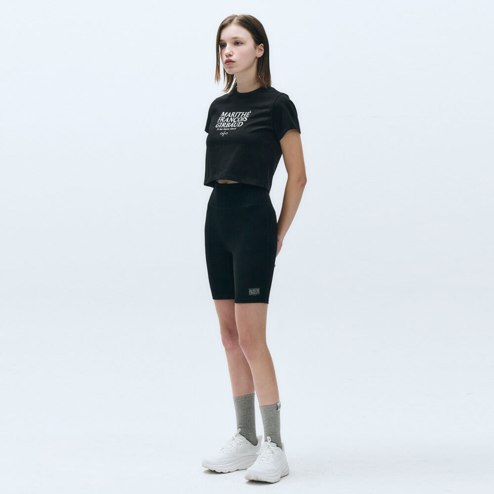 MOUVEMENT W CLASSIC LOGO WRAP SKIRTS SHORTS black - 감도