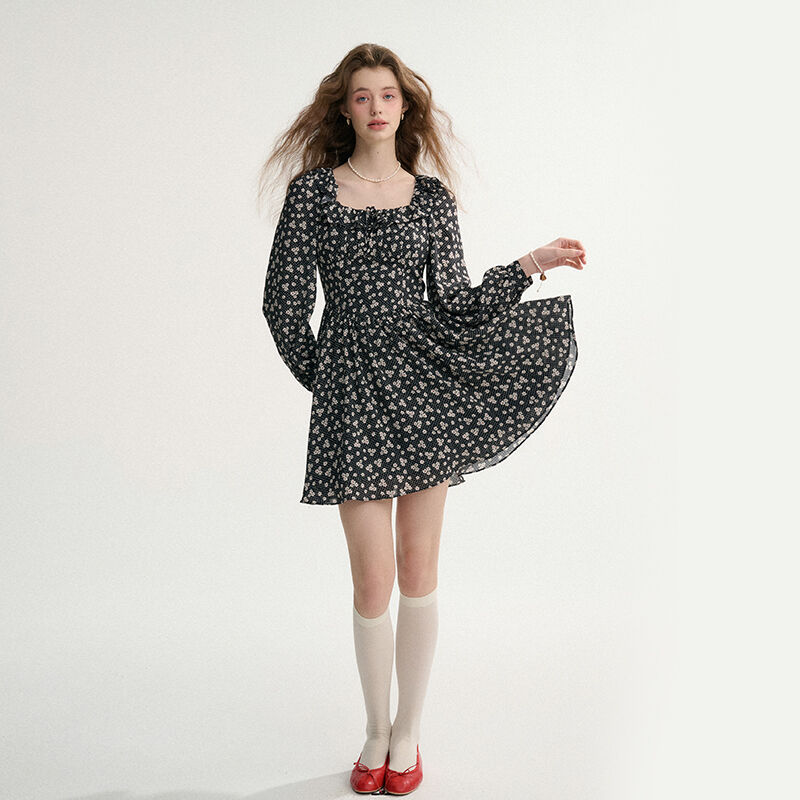 Ribbon Tie Classic Dress (Black) - 감도 깊은 취향 셀렉트샵 29CM