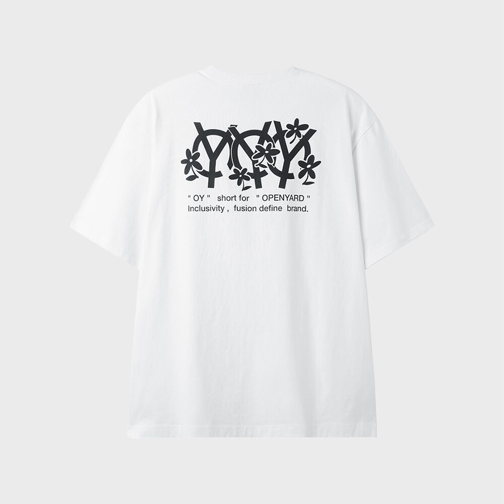 BLOOM LOGO TEE - WHITE - 감도 깊은 취향 셀렉트샵 29CM