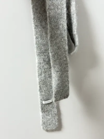 [LOW CLASSIC] / ☆ 24FW SOFT ALPACA SLIM MUFFLER /LIGHT GREY SOFT ALPACA SLIM MUFFLER_LIGHT GREY_LC244MF02LG - 감도 깊은