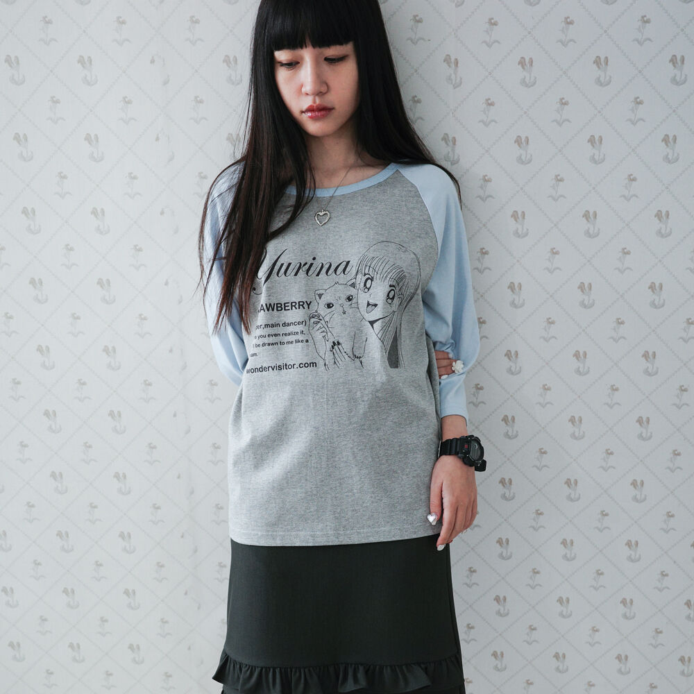 ★LUVISTRUE★CURVED L HOTFIX TEE(BURGUNDY)★正規品/直送料込 CURVED L HOTFIX TEE(BURGUNDY) - 감도 깊은 취향 셀렉트샵 29CM
