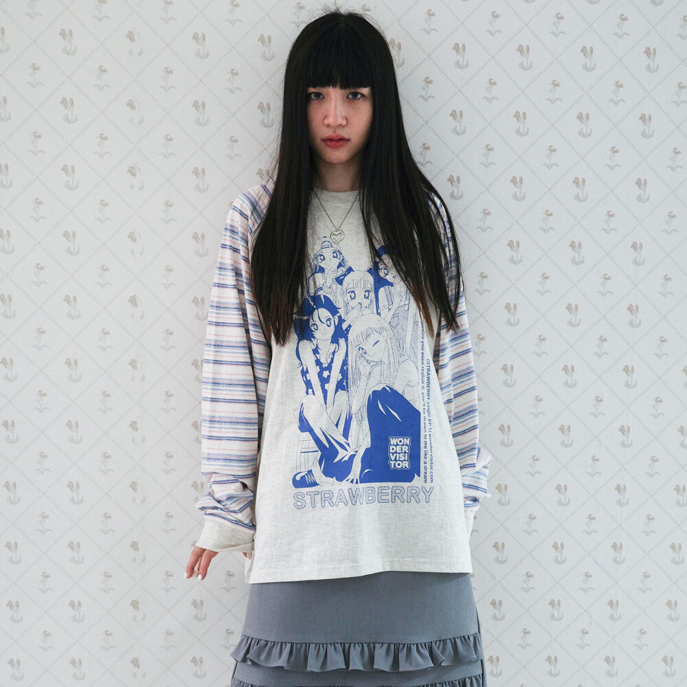 Tシャツ・カットソー HIGH TIDE FRANKIE HTF SURGE RAGLAN TSHIRT BLUE HIGH TIDE FRANKIE - 海外通販のBUYMA