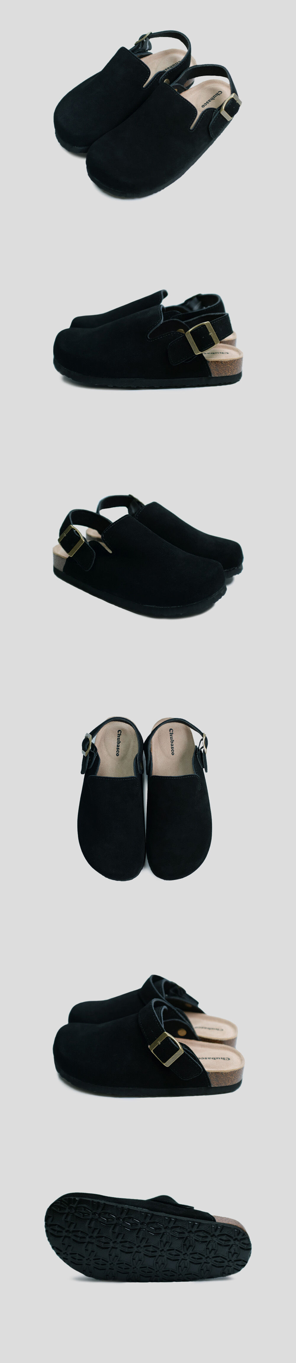 サンダル・ミュール Chubasco CANTO BACK STRAP MULE CC2401 BLACK CHUBASCO CANTO BACK STRAP MULE CC2401 BLACK - chubasco | 60
