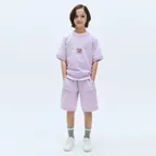 KIDS HALF SWEAT SET-UP lavender