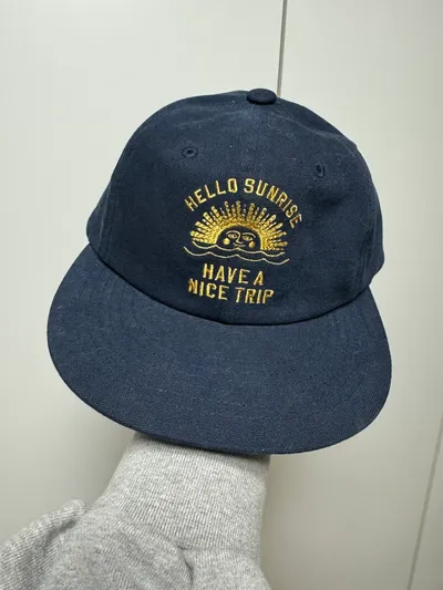 HELLO■HS VTG Arch Logo Relaxed Fit Cap_Navy ■送料込 Hello Sunrise】HS VTG Arch Logo Relaxed Fit Cap〜キャップ