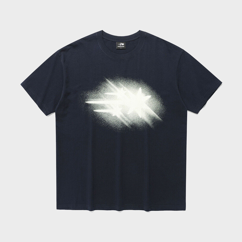 GHOST GLITTER LOGO TEE_PURPLE(NG2FMUT528A) - 감도 깊은 취향