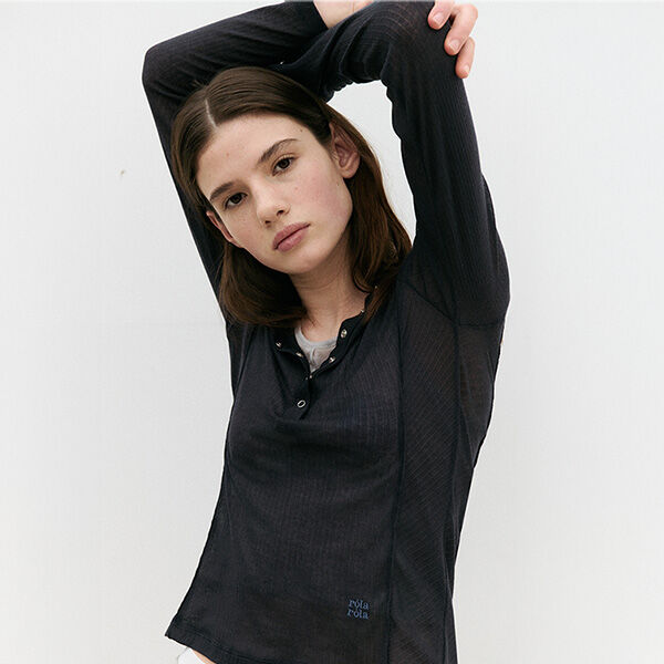ROLAROLA★大人気★NUBASIC SLIM FIT HOOD T-SHIRT♪ MUSINSA公式 | ROLAROLA NUBASIC SLIM FIT HOOD T-SHIRT GRAY
