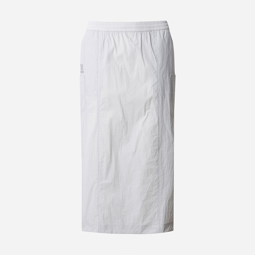 PADDED WRINKLE SKIRT_WHITE(NG2CFUPA92A) - 감도 깊은 취향