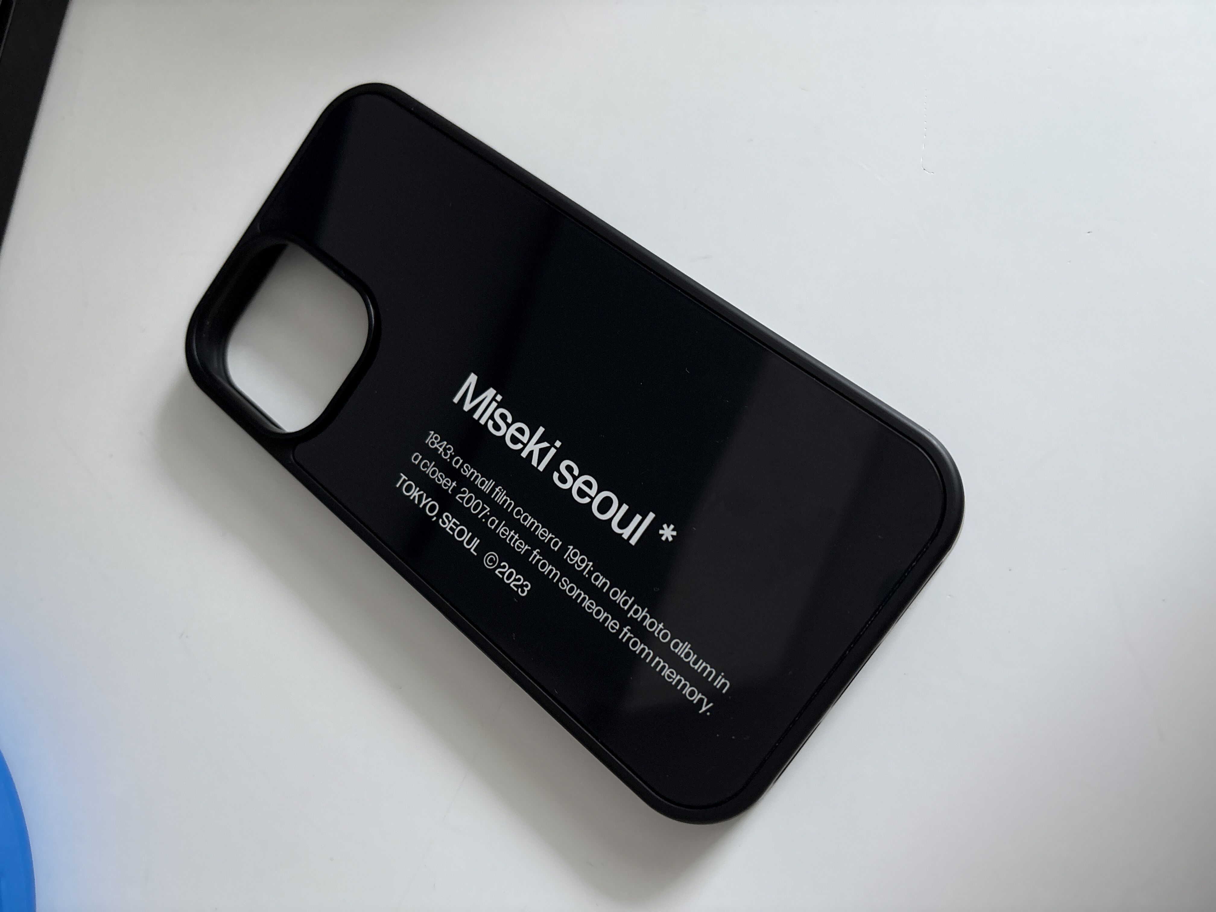 Misekiseoul graphic case 01 BUMPER BLACK - 감도 깊은 취향