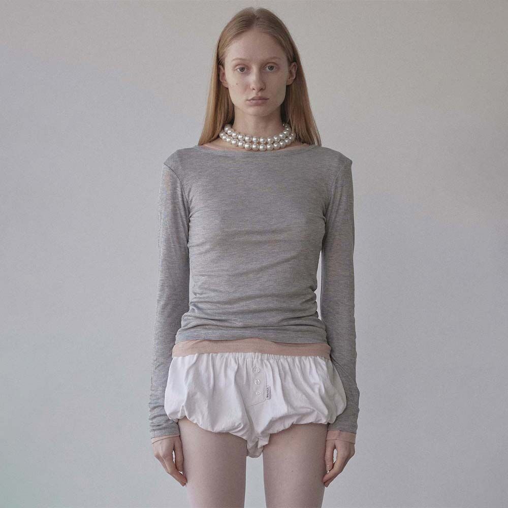 My Go To Tencel Tee Melange Gray - 감도 깊은 취향 셀렉트샵 29CM