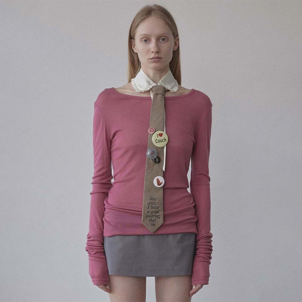 ★SCULPTOR★ Origami Turtle Neck Tee Beige SC24A240BE Origami Turtle Neck Tee Beige - 감도 깊은 취향 셀렉트샵 29CM