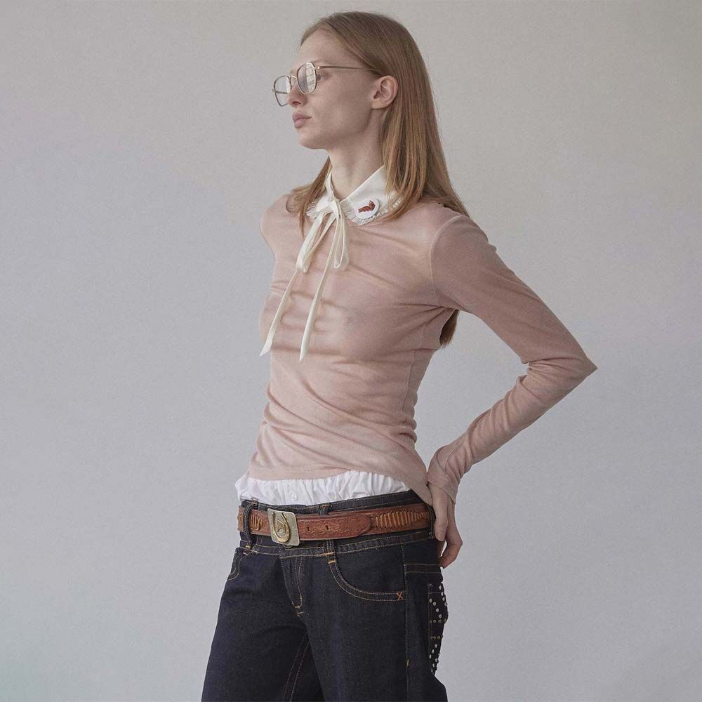 ★SCULPTOR★ My Go To Tencel Tee Pale Pink SC24A242PK My Go To Tencel Tee Pale Pink - 감도 깊은 취향 셀렉트샵 29CM