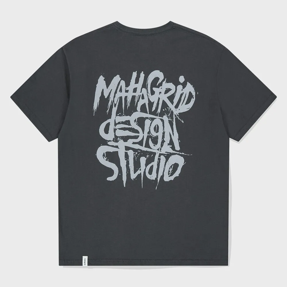 SLASH LOGO TEE CHARCOAL(MG2FMMT527A)