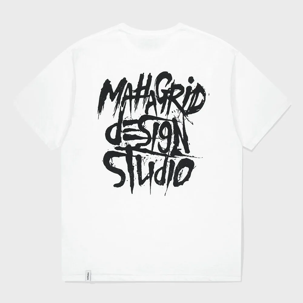 SLASH LOGO TEE WHITE(MG2FMMT527A)