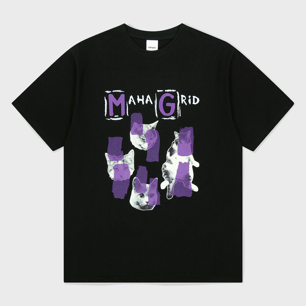 mah CUT OFF APPLIQUE TEE BLACK(MG2FMMT523A) - 감도 깊은 취향