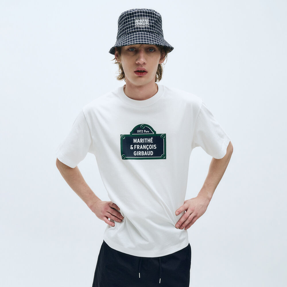 MARITHE◆MARITHE SIGN GRAPHIC TEE 韓国人気 Tシャツ MARITHE◇MARITHE SIGN GRAPHIC TEE 韓国人気 Tシャツ MARITHE +