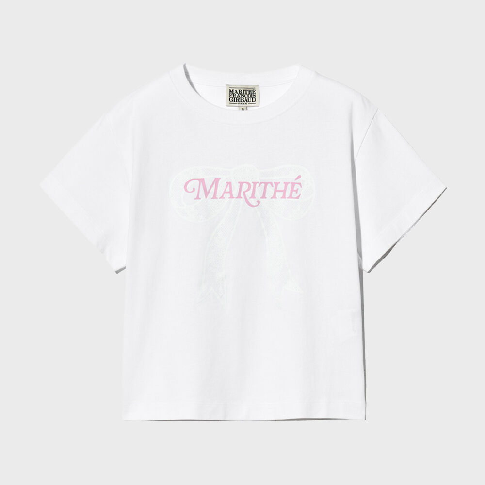 MARITHE X MY MELODY W OVER FIT TEE light heather gray - 감도