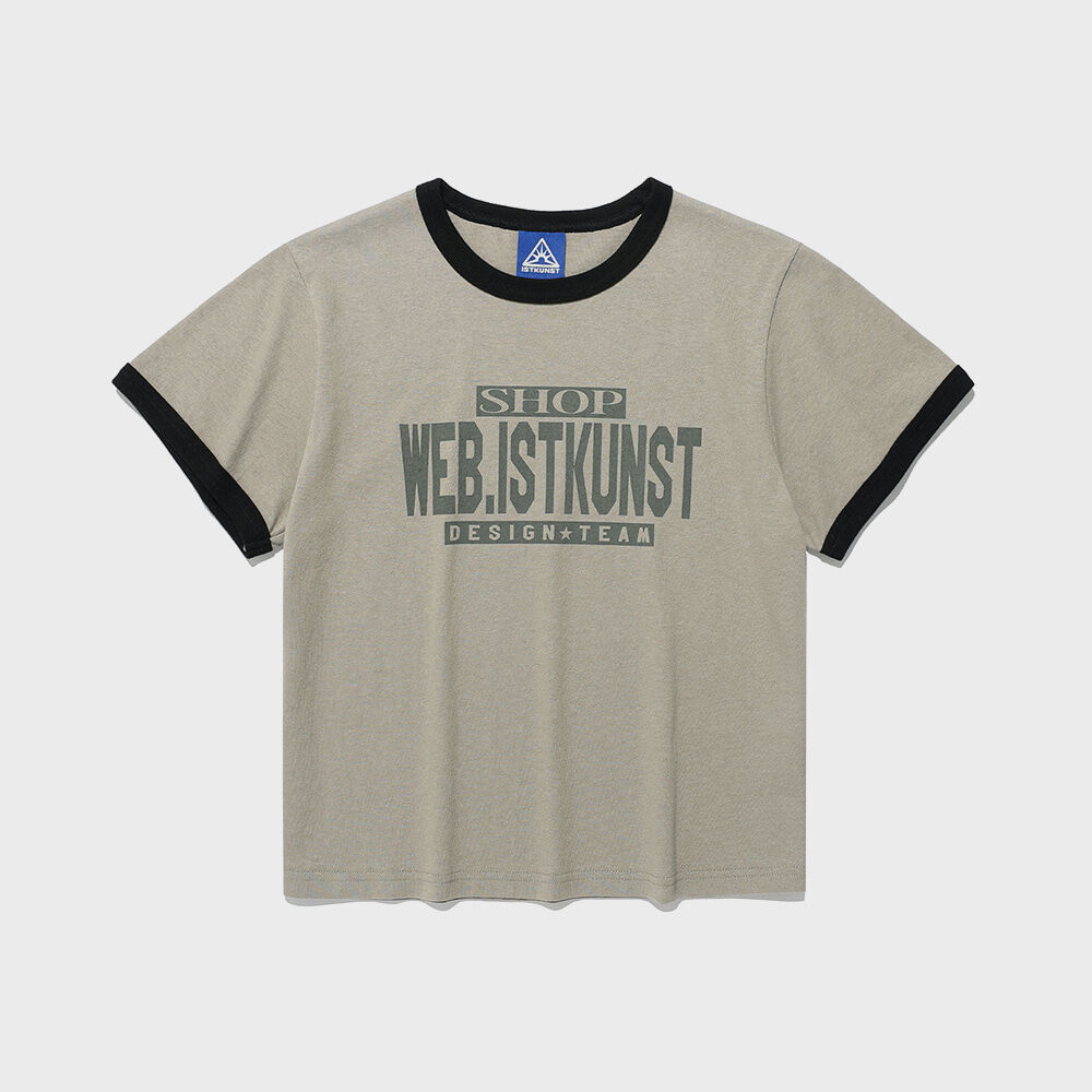 Tシャツ・カットソー UMBRO UMBRO X MOONSUN Ringer Lettering Short Sleeve T-Shirt Umbro x MOONSUN Ringer Lettering T-Shirt / Yellow - 감도