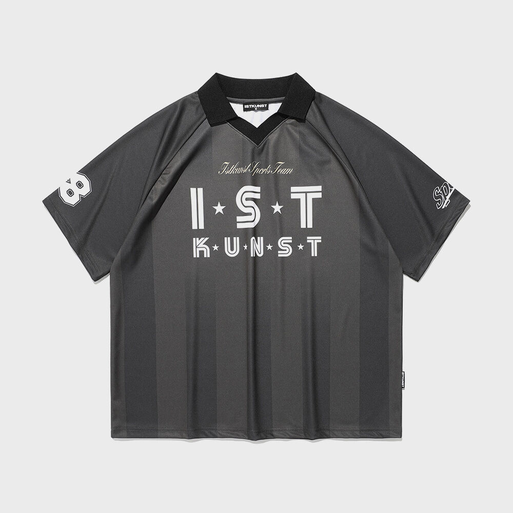 Y.E.S Flame Football Jersey Black - 감도 깊은 취향 셀렉트샵 29CM