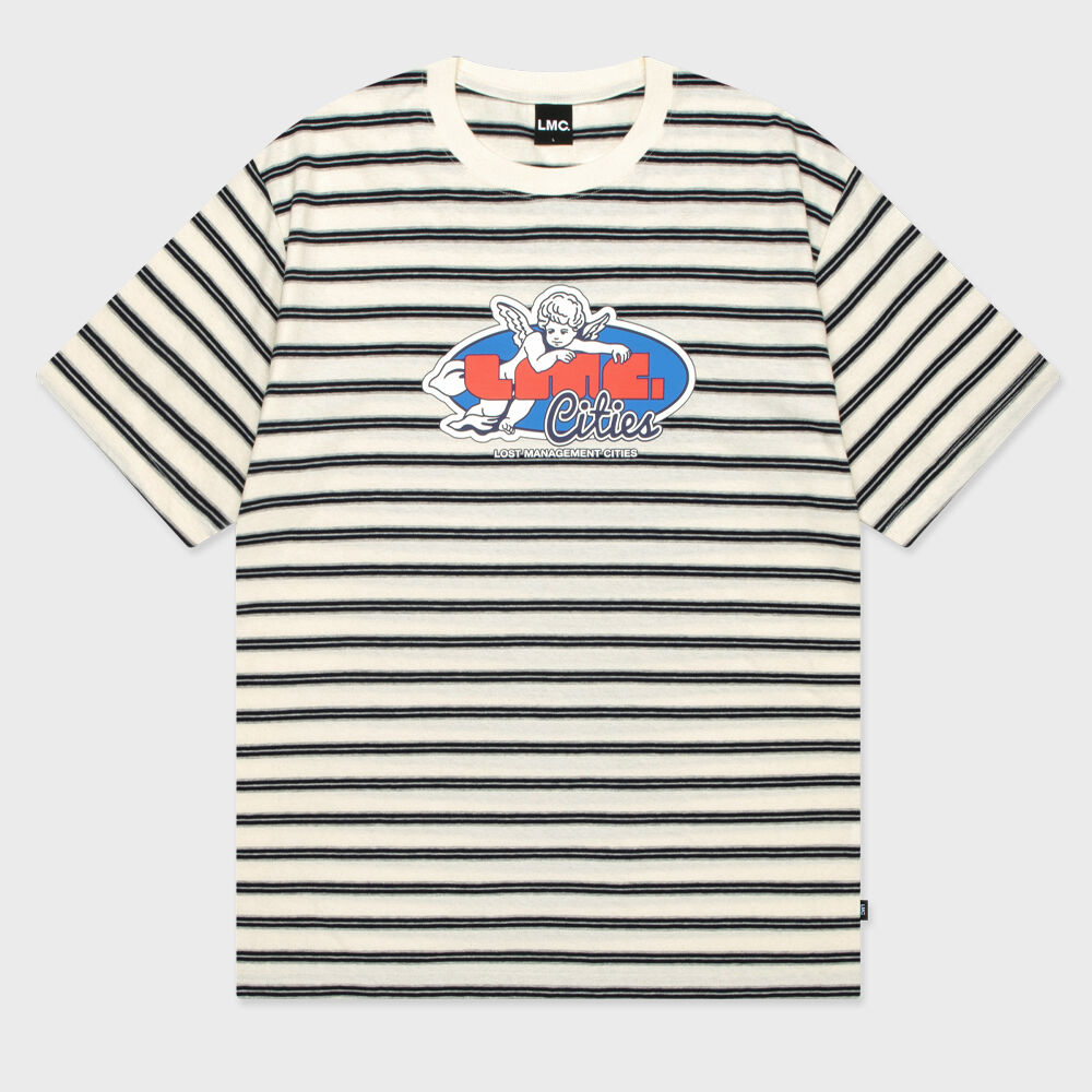 Tシャツ・カットソー LMC ANGEL STRIPE TEE heather gray 0LM45STS704HGY ANGEL STRIPE TEE heather gray - 감도 깊은 취향 셀렉트샵 29CM