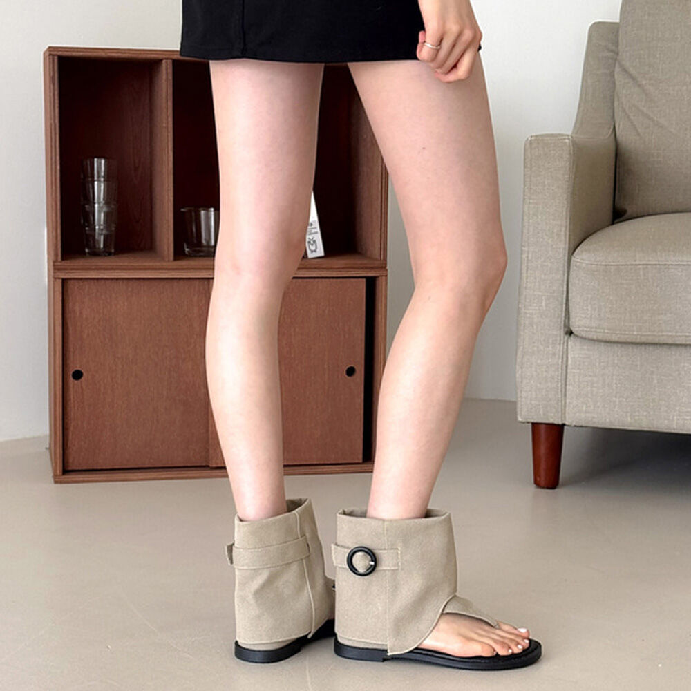 ★ByOthers★韓国人気★Epino flip flops two way boots★送料込 Leather)Epino flip flops two way boots - 감도 깊은 취향