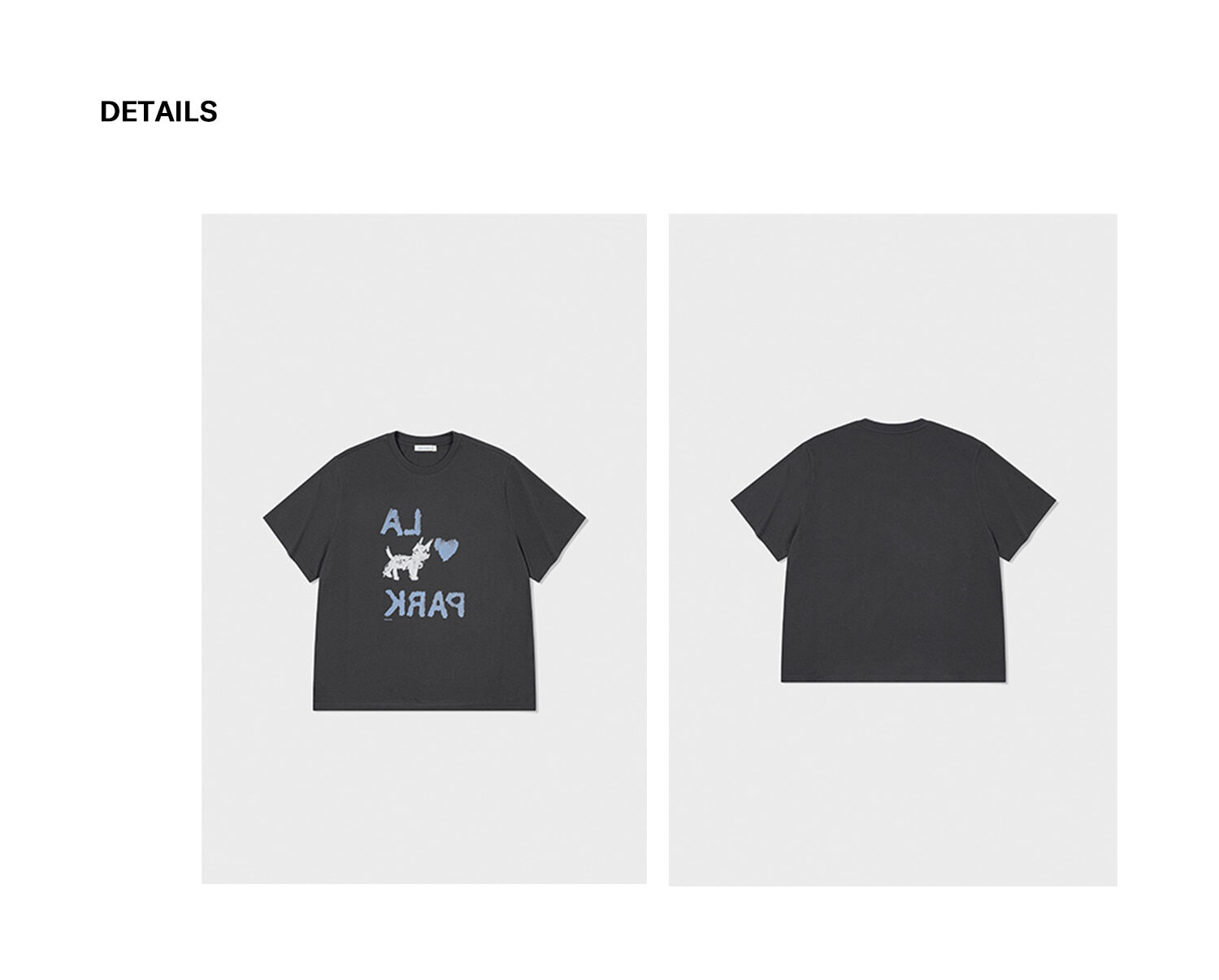【LOW CLASSIC】 LOVE PARK T-SHIRT★ CHARCOAL ★追跡可 LOW CLASSIC】 LOVE PARK T-SHIRT☆ CHARCOAL ☆追跡可 (LOW