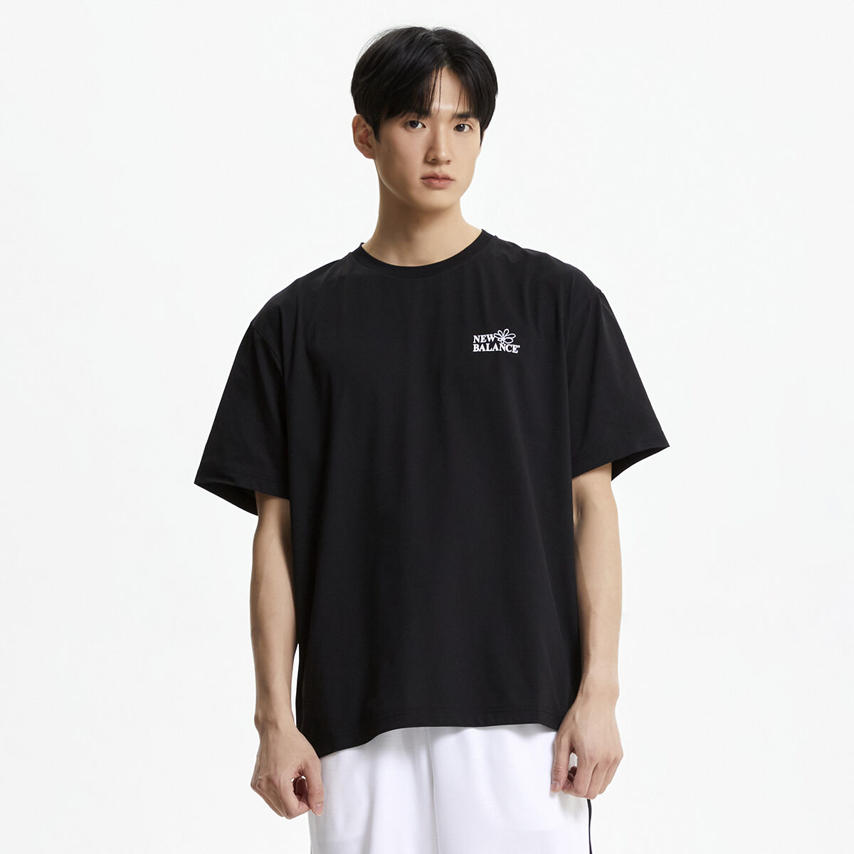 MATIN EDGE STITCH LOGO TOP IN BLACK - 감도 깊은 취향 셀렉트