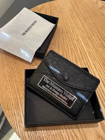 METAL LOGO CARD WALLET (BLACK) - 감도 깊은 취향 셀렉트샵 29CM