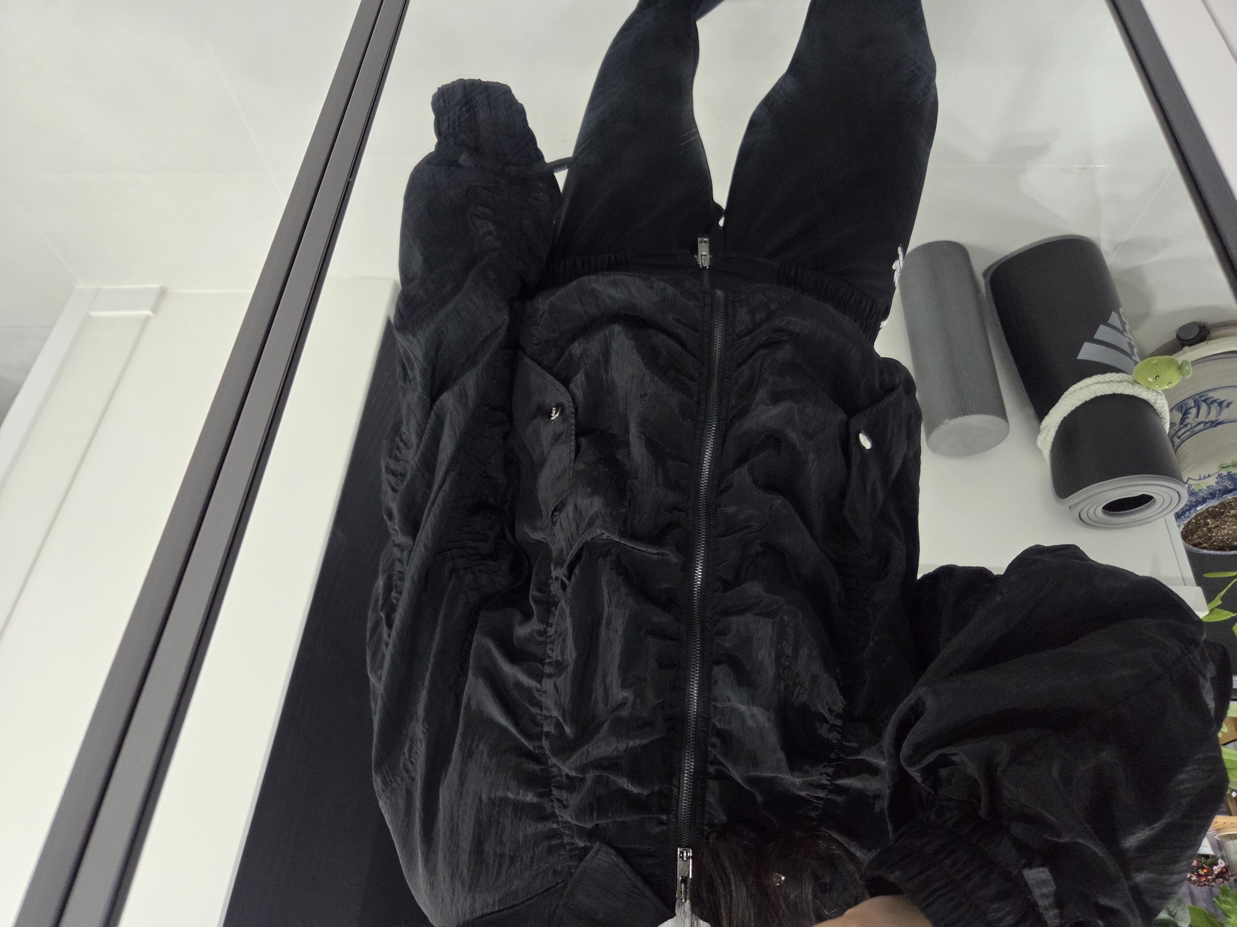 Airy Sheer Shirring Jumper [ Black ] - 감도 깊은 취향 셀렉트