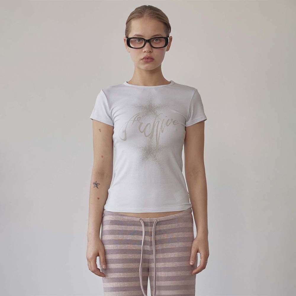 Anew Archive Tee Ice Gray