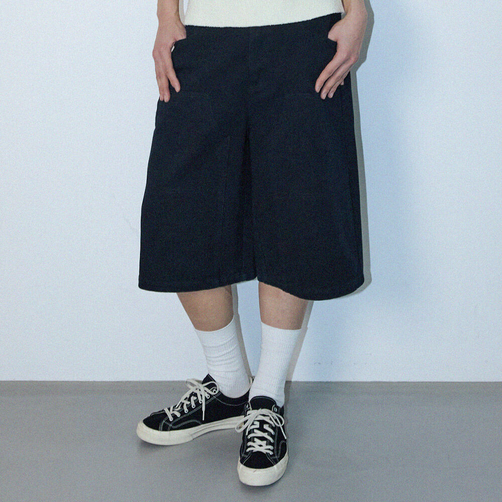 ★MAINBOOTH★Billy's Oversized Stripe Shorts(GRAY)★正規品 Billy's Oversized Stripe Shorts(GRAY) - 감도 깊은 취향