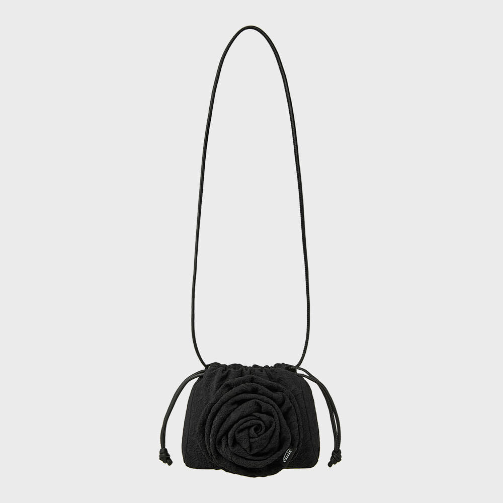 CORSAGE STRING MINI BAG-BLACK - 감도 깊은 취향 셀렉트샵 29CM