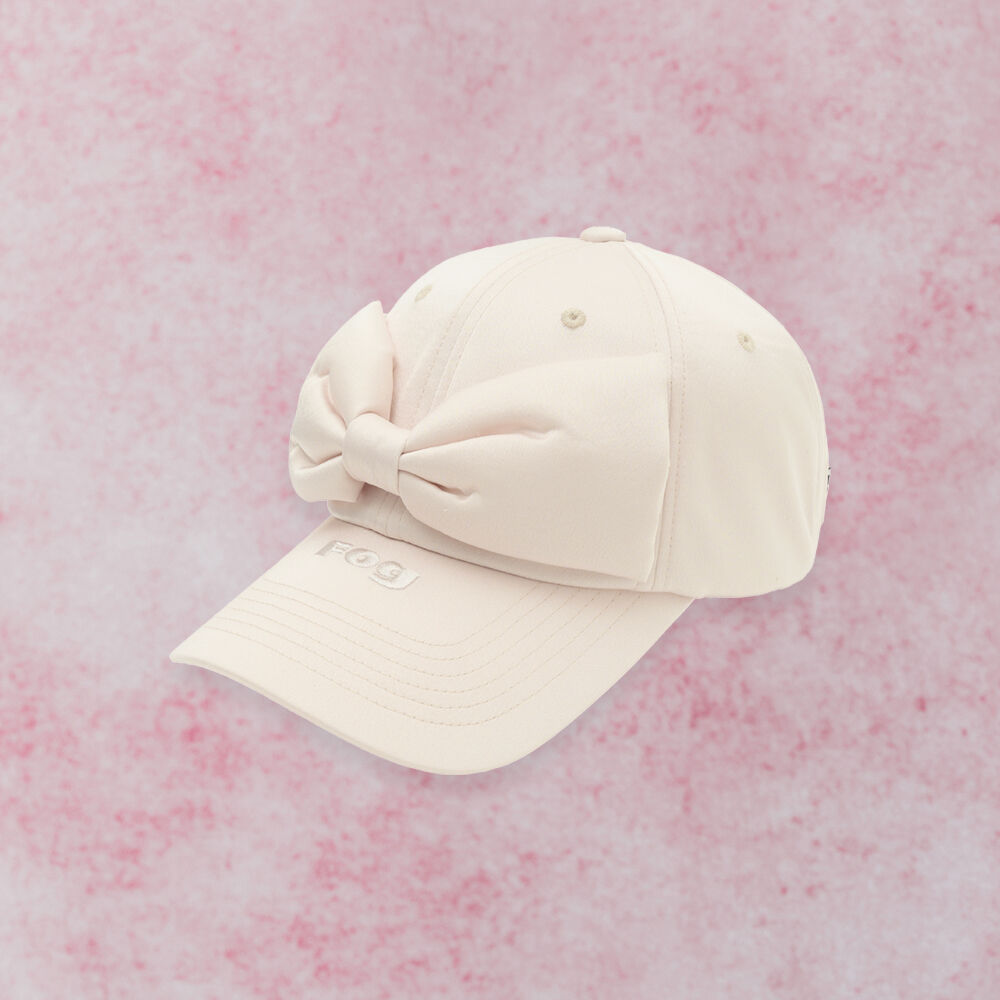 帽子 BMUET(TE) RIBBON DETAIL LOGO BALLCAP RIBBON DETAIL LOGO BALL CAP_WHITE - 감도 깊은 취향 셀렉트샵 29CM