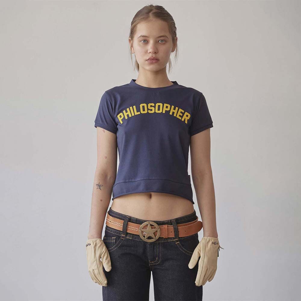 Philosopher Baby Tee Pink - 감도 깊은 취향 셀렉트샵 29CM