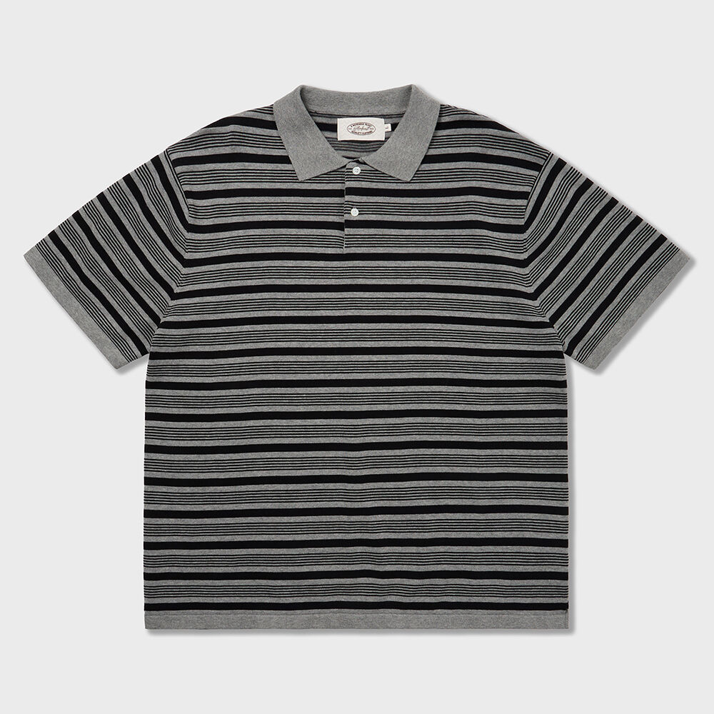 Y.E.S Stripe PK Tee Navy - 감도 깊은 취향 셀렉트샵 29CM