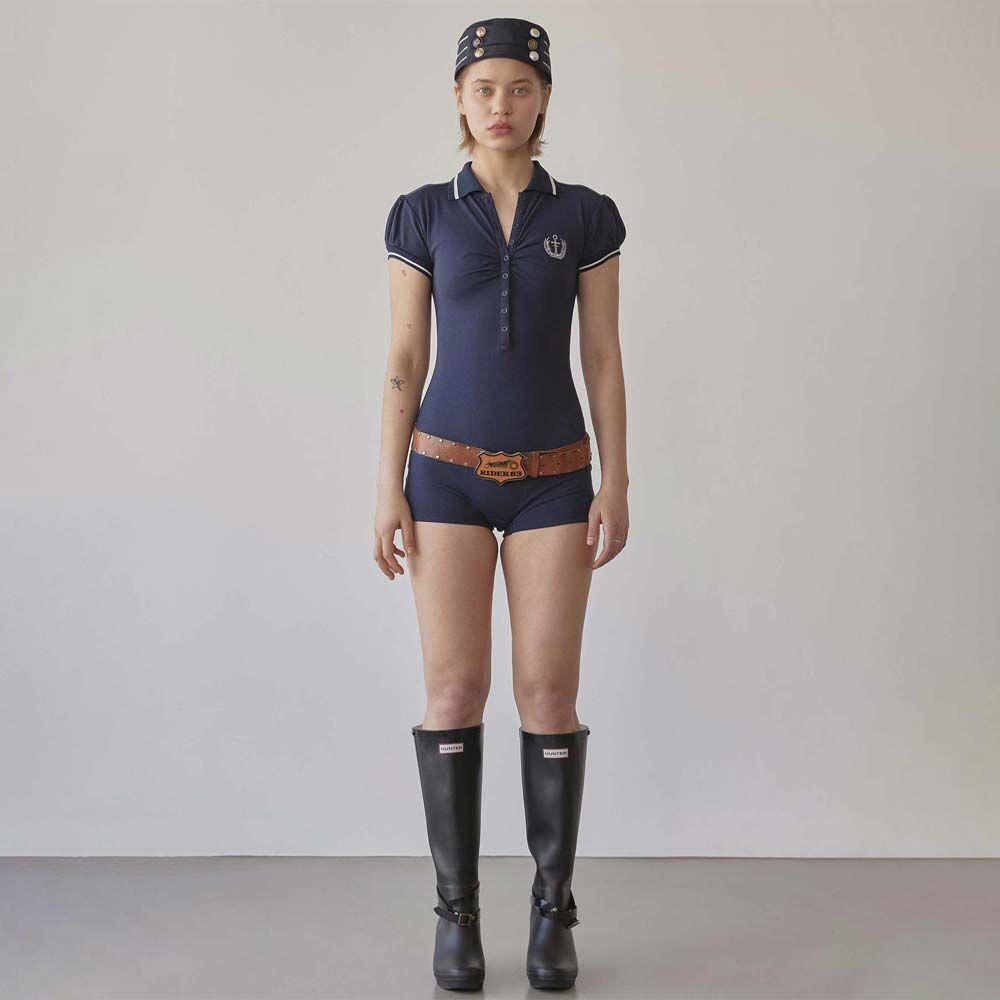 【SCULPTOR】PK Classic Romper Navy PK Classic Romper Navy - 감도 깊은 취향 셀렉트샵 29CM